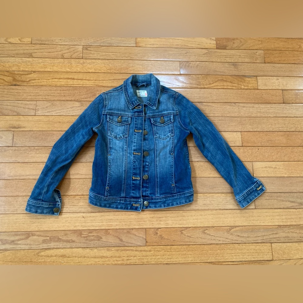Crewcut girls jean jacket size 8 (New)